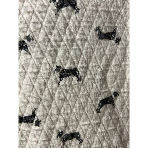 Sonoma XS Quilted Top – Boston Terrier & French Bulldog Dog Print Sweatshirt - Picture 6 of 6
